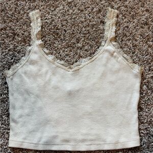 Forever 21 White Tank Top with Sleek Design